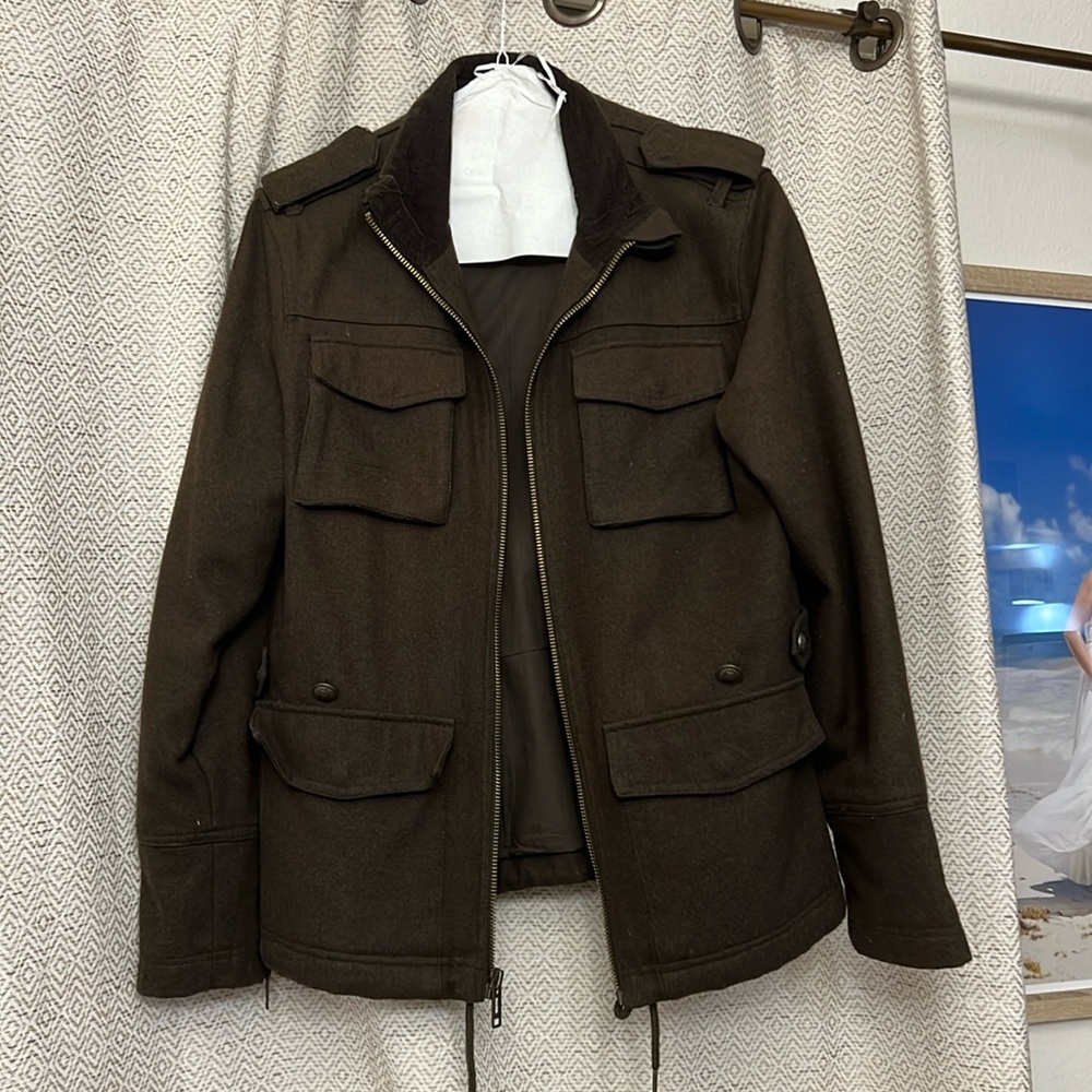 TwentyOne men army military jacket size medium. Hardly worn